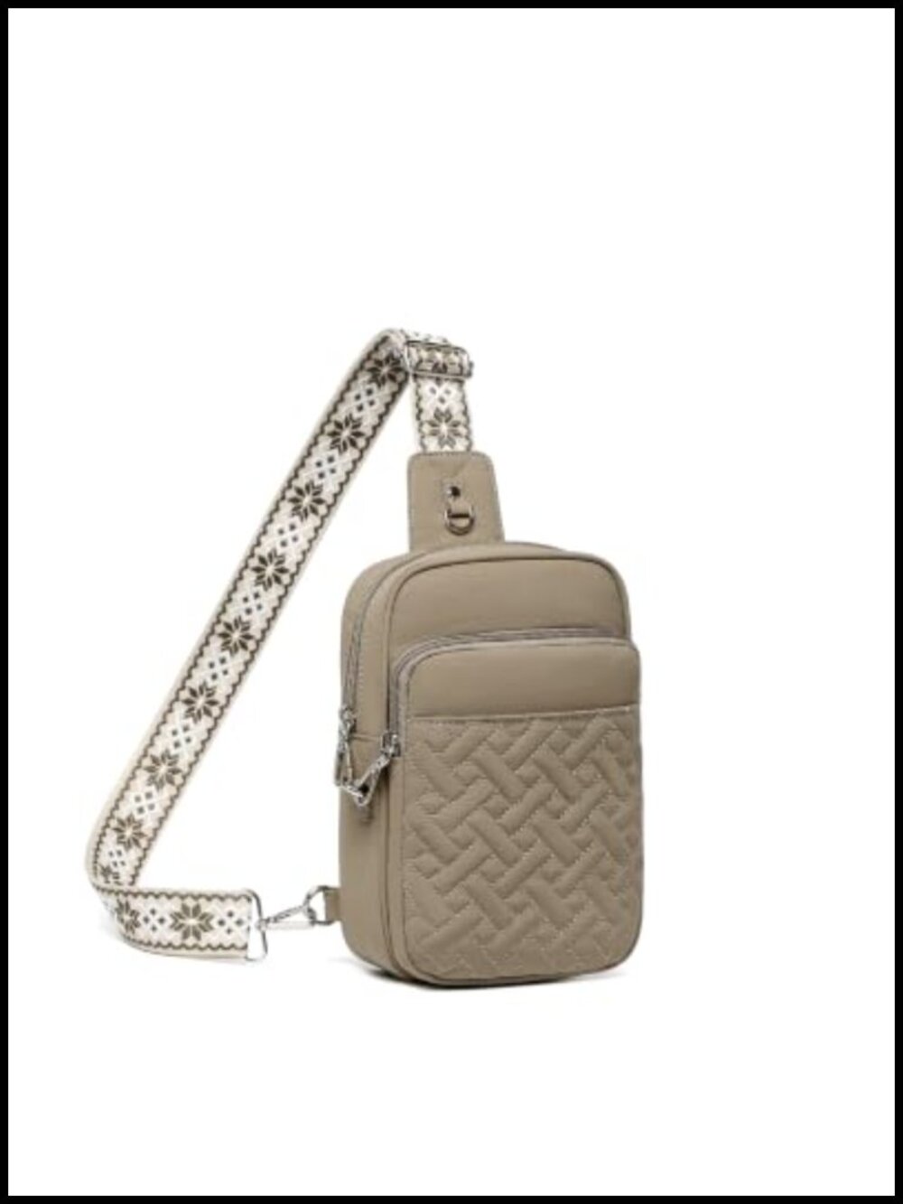 Small Anti Theft Sling Bag RFID Blocking Crossbody Travel Purse
